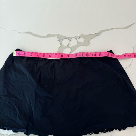 Profile, black, swim skirt, cover-up, black size medium - Picture 4 of 4